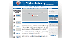 Desktop Screenshot of mohanindustry.com